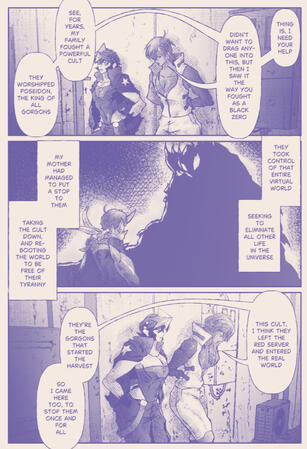 Explanation of Mateo's mission, to stop the empire of angels known as the gorgons