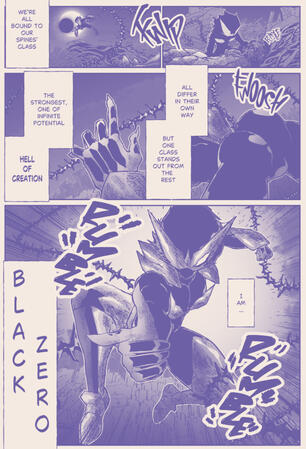 First reveal of Oz's true blood spine, Black Zero